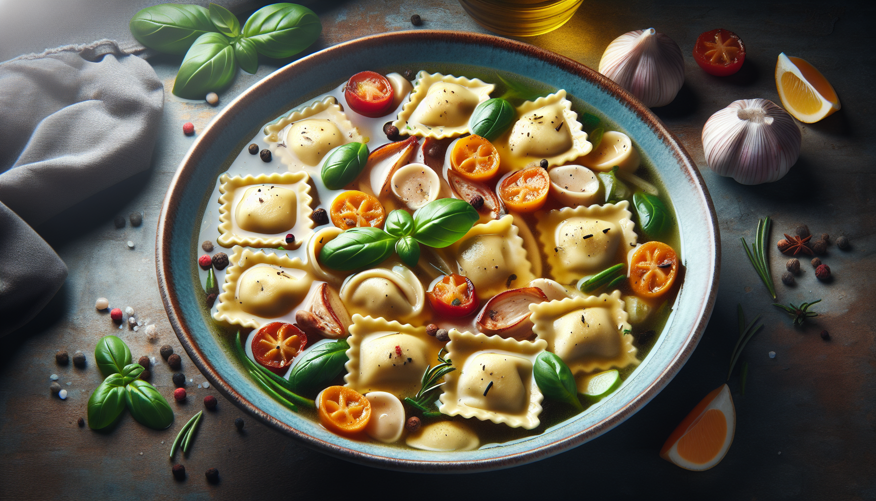 ravioli in brodo